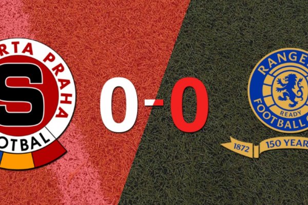 Sparta Praga y Rangers igualaron sin goles en el marcador