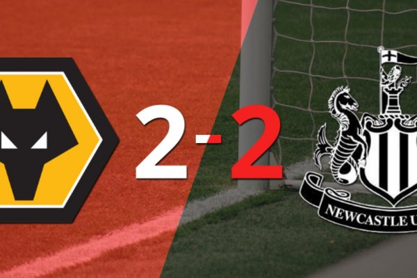 Newcastle United empató con Wolverhampton y Callum Wilson anotó dos goles