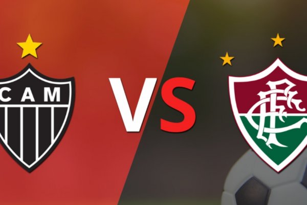 Arrancan las acciones del duelo entre Atlético Mineiro y Fluminense