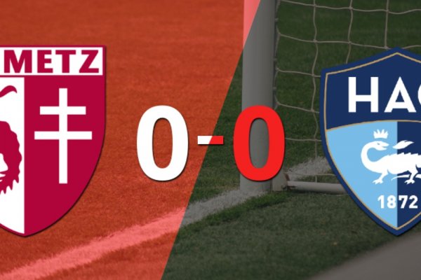 Sin muchas emociones, Metz y Le Havre AC empataron 0-0