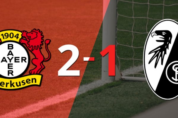 Bayer Leverkusen le ganó a Friburgo en su casa por 2-1