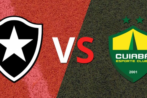 Inicia el partido entre Botafogo y Cuiabá