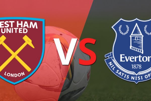 Comienza el juego entre West Ham United y Everton en el estadio London Stadium