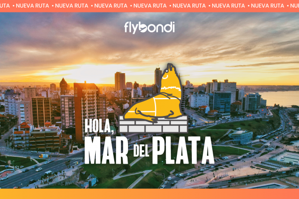 Flybondi también elige Mar del Plata