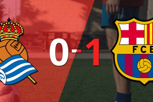 Barcelona ganó por la mínima en su visita a Real Sociedad