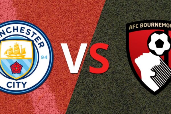 Inicia el partido entre Manchester City y Bournemouth