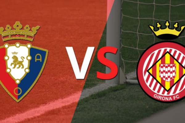 Girona aventaja a Osasuna