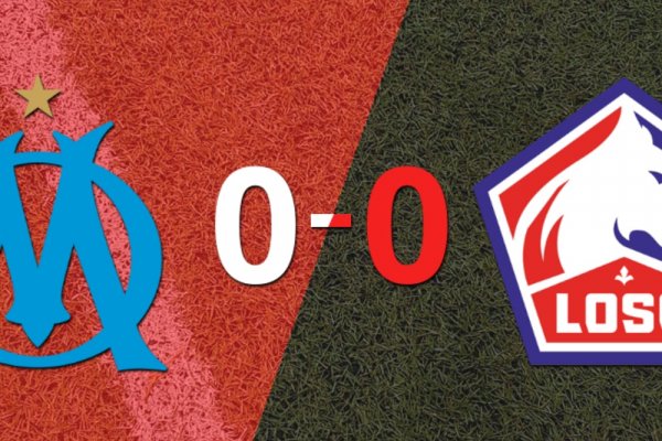 Cero a cero terminó el partido entre Olympique de Marsella y Lille