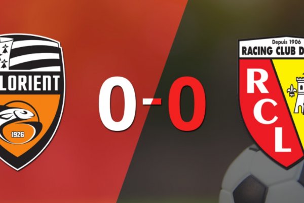 Sin goles, Lorient y Lens igualaron el partido