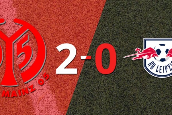 Mainz le ganó con claridad a RB Leipzig por 2 a 0