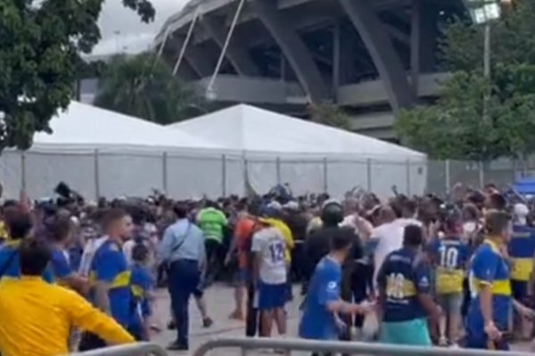 Nuevos incidentes en el ingreso de la gente de Boca al Maracaná