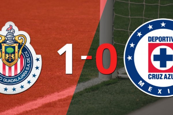 Cruz Azul no pudo en su visita a Chivas y cayó 1-0