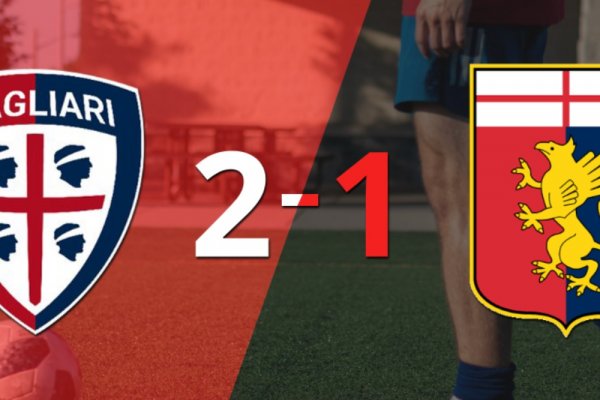 Cagliari logra 3 puntos al vencer de local a Genoa 2-1