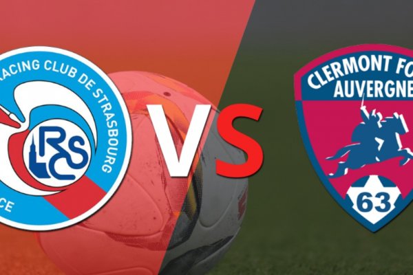 Arranca el partido entre RC Strasbourg vs Clermont Foot