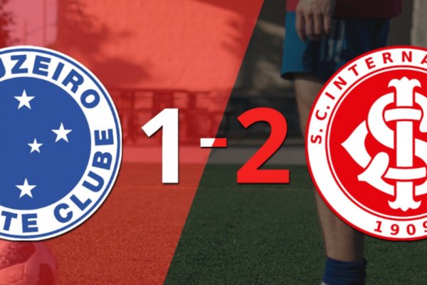 Internacional sacó el triunfo 2-1 en su visita a Cruzeiro