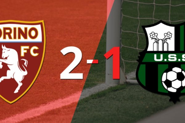 Torino le ganó a Sassuolo en su casa por 2-1