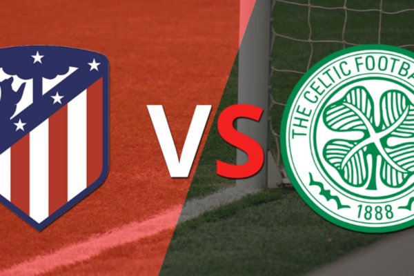 Atlético de Madrid se adelanta 1 a 0 frente a Celtic