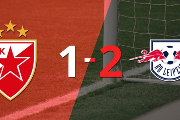 RB Leipzig superó 2-1 a Estrella Roja como visitante