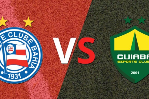 Inicia el partido entre Bahia y Cuiabá