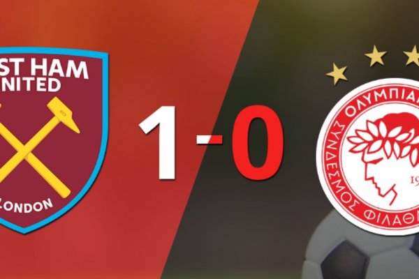 West Ham United aprovechó su localía y venció a Olympiacos