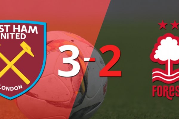 Partido de muchos goles y triunfo de West Ham United sobre Nottingham Forest