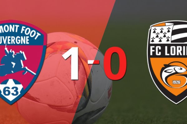 En su casa Clermont Foot derrotó a Lorient 1 a 0