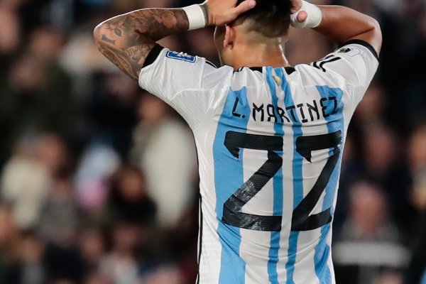 Lautaro Martínez y la sequía que tratará de cortar mañana ante Uruguay