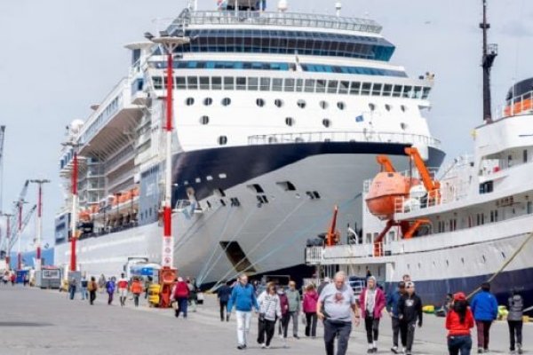 Ushuaia recibirá cuatro veces más cruceros que el puerto de Buenos Aires