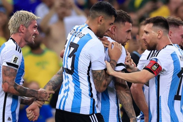 El polémico gesto de Otamendi tras su gol ante Brasil