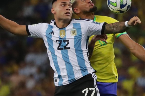 ¡Con palito para Brasil! El posteo de Lautaro Martínez tras el triunfo