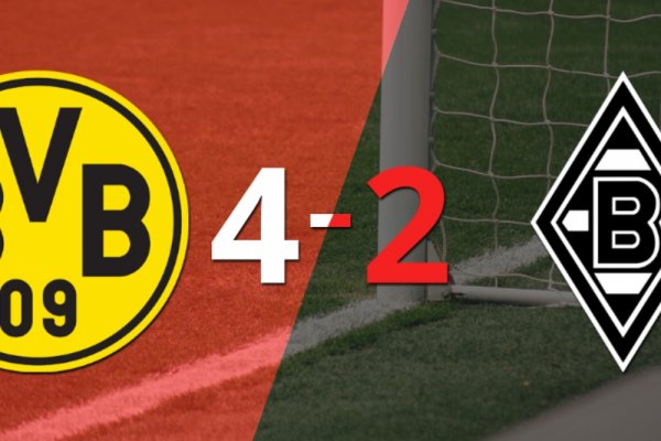 Contundente 4-2 de Borussia Dortmund sobre B. Mönchengladbach