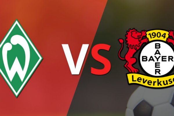 Finaliza la primera parte con ventaja para Bayer Leverkusen sobre Werder Bremen