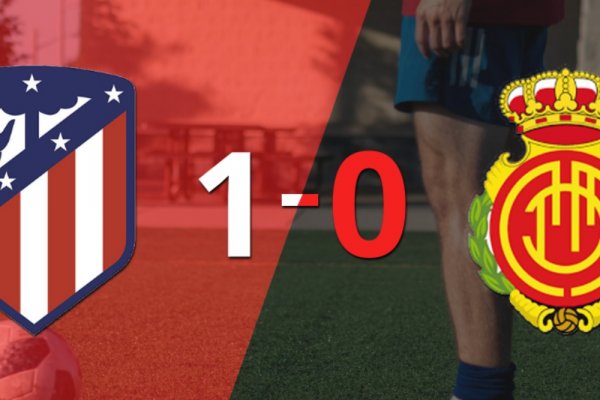 Atlético de Madrid le ganó 1-0 como local a Mallorca