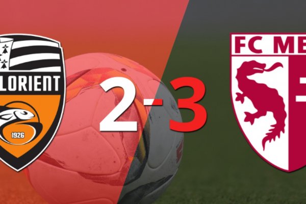 Triunfo de Metz sobre Lorient por 3 a 2