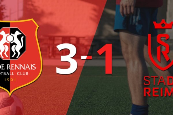 Gran victoria de Stade Rennes sobre Stade de Reims por 3-1