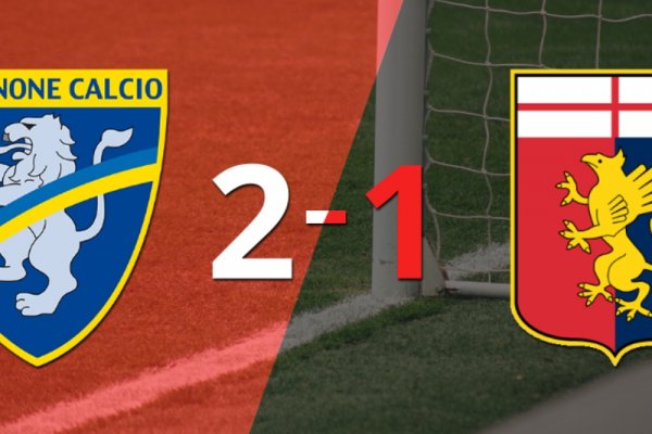 Frosinone sacó los 3 puntos en casa al vencer 2-1 a Genoa