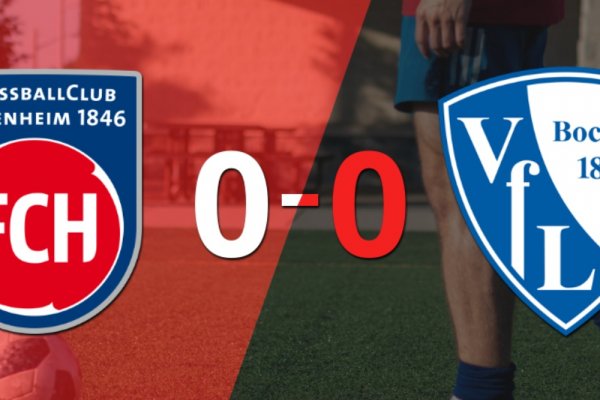 Heidenheim y Bochum no se sacaron ventaja y terminaron sin goles