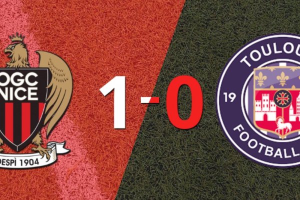 Con lo justo, Nice venció a Toulouse 1 a 0 en Le Grand Stade