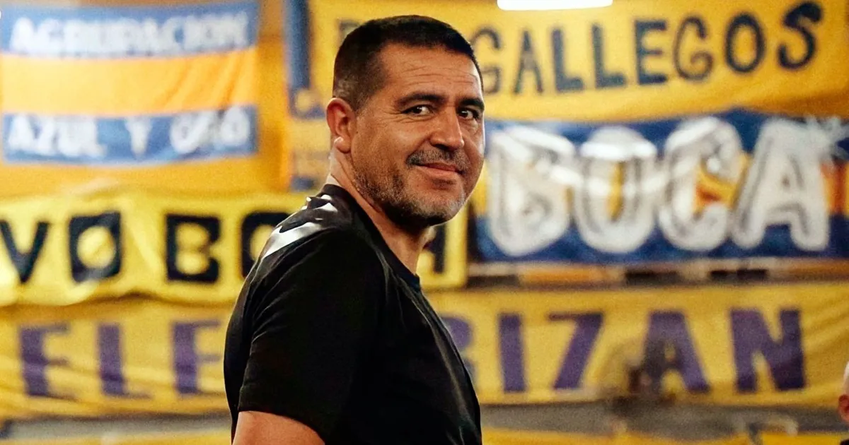 Los hinchas de Boca sorprendieron a Riquelme con un curioso gesto