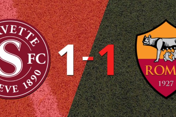 Servette y Roma igualaron 1 a 1