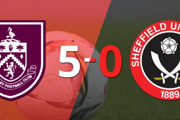 Goleada de Burnley 5 a 0 sobre Sheffield United