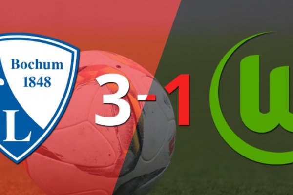 Bochum logró una victoria sólida ante Wolfsburgo por 3 a 1