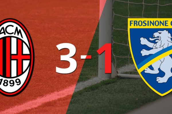 Contundente victoria de Milan sobre Frosinone