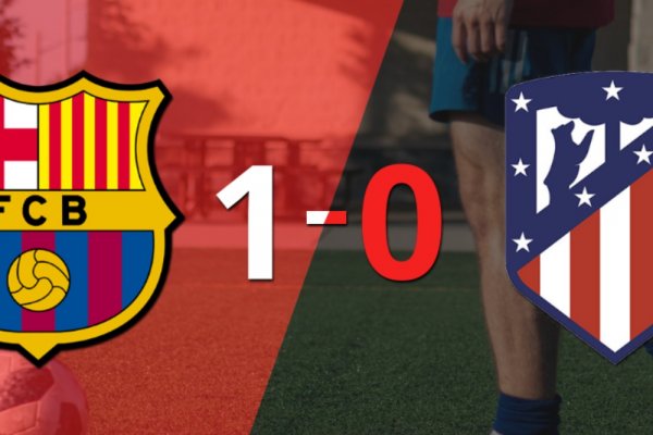 Barcelona derrotó en casa 1-0 a Atlético de Madrid