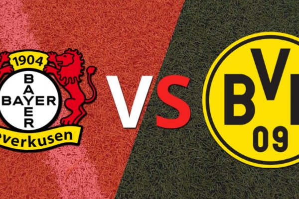 Borussia Dortmund vs Bayer Leverkusen se van al descanso con un marcador 1-0