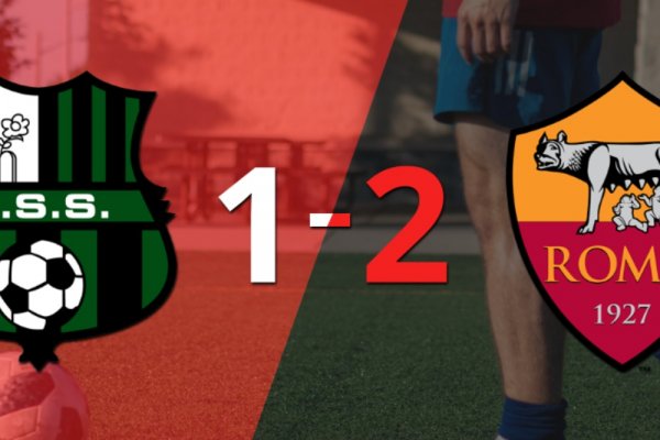 Roma sacó el triunfo 2-1 en su visita a Sassuolo