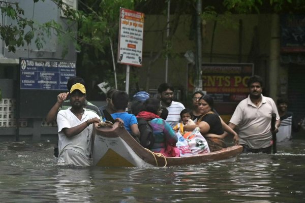 Las intensas lluvias del ciclón tropical Michaung superaron los 500 mm de agua en la India