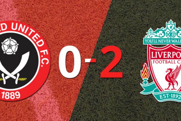 Liverpool venció por 2-0 a Sheffield United como visitante