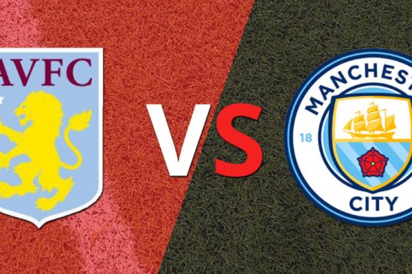 Pitazo inicial para el duelo entre Aston Villa y Manchester City