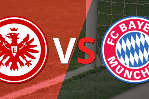 Eintracht Frankfurt se lleva la victoria parcial tras finalizar el primer tiempo